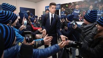 Joao Cancelo durante su estancia en el Inter de Milan.