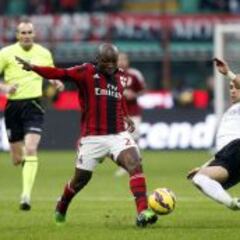 Pablo Armero, inicialista en el encuentro entre Lazio y Milan