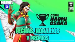 Copa Naomi Osaka en Fortnite: cómo conseguir gratis sus skins