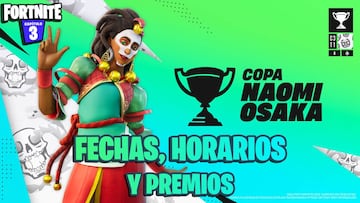 Copa Naomi Osaka en Fortnite: cómo conseguir gratis sus skins