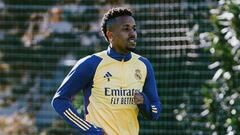 Militao, con el Real Madrid.