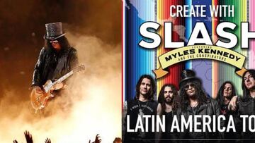 Las exigencias de Slash para su concierto en Colombia