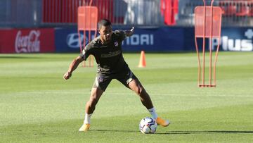 Lodi entrenando con el Atl&eacute;tico