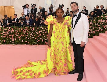 La tenista Serena Williams y su marido Alexis Ohanian. 