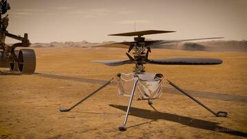 Ingenuity, la aeronave del Perseverance, prepara su despegue en Marte