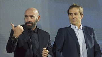 Monchi y Lopetegui.