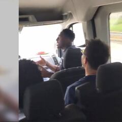 Yerry Mina se desata improvisando con la Selección