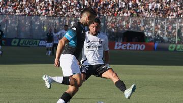 Futbol, Colo Colo vs Racing.
Partido amistoso, Choque de Campeones
El jugador de Colo Colo Mauricio Isla, derecha, disputa el balon con el defensa de Racing durante el partido amistoso realizado en el estadio Monumental de Santiago, Chile.
18/01/2025
Dragomir Yankovic/Photosport
Football, Colo Colo vs Racing
Friendly match, Choque de Campeones
Colo ColoÕs player Mauricio Isla, right, vies for the ball against defensa of Racing during friendly match held at the Monumental stadium in Santiago, Chile.
18/01/2025
Dragomir Yankovic/Photosport