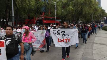 Marcha CNTE en CDMX: estas son las calles cerradas y alternativas viales, hoy 28 de mayo