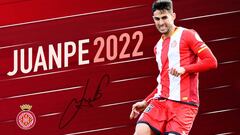 Juanpe Ramírez renueva con el Girona hasta el 2022