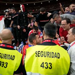 Tebas pide la ilegalización del Frente Atlético y del Frente Bokerón