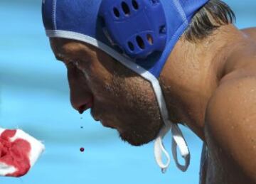 España se enfrentó a Italia en waterpolo que perdió por un punto de diferencia.