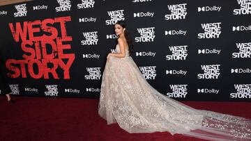 Rachel Zegler arrives for the premiere of Steven Spielberg&#039;s &quot;West Side Story&quot; at the El Capitan Theatre in Los Angeles. 