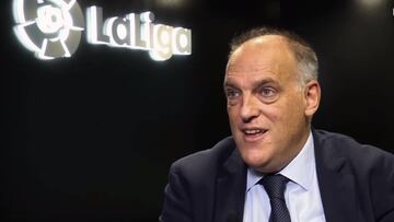 El presidente de LaLiga, Javier Tebas, en una entrevista para Goal
Fútbol Club Barcelona.- Tebas: Un Premio Leo Messi al mejor jugador me parecería una gran idea
30/10/2018