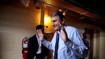 The fate of President Biden's social safety net package has been hanging in the balance and without Manchin's support the ambitious proposals are dead in the water.
