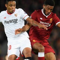 Muriel da asistencia para empate del Sevilla ante Liverpool