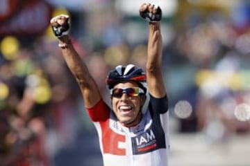 Pantano: sinónimo de trabajo y felicidad colombiana en el Tour