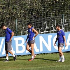 Anquela espera recuperar efectivos para la visita a Gijón