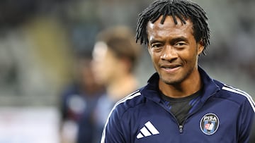 Juan Cuadrado participates in the Coppa Italia-Frecciarossa 2025-2026 match between Torino and Pisa in Torino, Italy, on September 25, 2025. (Photo by Loris Roselli/NurPhoto via Getty Images)