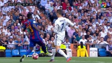 El Real Madrid pidió penalti en la primera jugada del partido