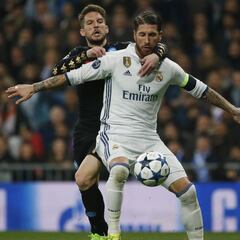 Ramos se fue tocado en el minuto 70 por un golpe