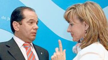 <b>ÚNICO OBJETIVO. </b>Joaquín Morales y Pilar Sánchez sólo piensan en el ascenso y no quieren hablar de una posible venta.