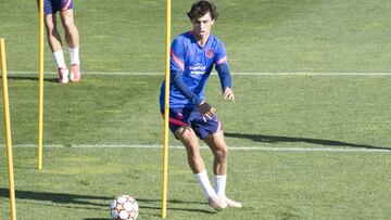 João Félix, en un entrenamiento.
