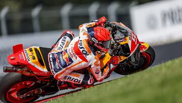 Marc Márquez, con la Honda.