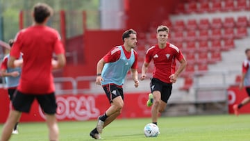 Marino Illescas fue uno de los más destacados en el amistoso ante el Bilbao Athletic.