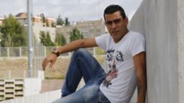 Nery Castillo posa para AS antes de su debut en Vallecas.