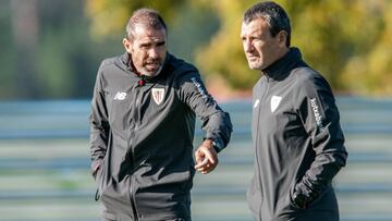 Garitano, con Ferreira