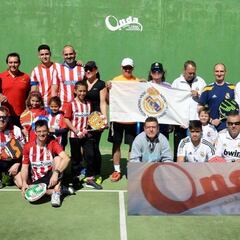 El derbi ya comenzó en Alcorcón y ganó el Madrid al pádel