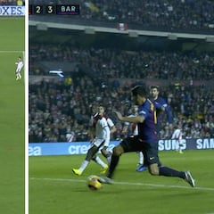Cómo remontó el Barça en 3': los goles de Dembélé y Suárez