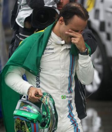 Felipe Massa se despide de la Fórmula 1 en casa. 