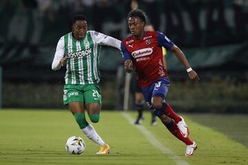 Nacional supo concretar las que generó ante un DIM que falló en la definición. Juan David Cabal y Daniel Mantilla fueron los autores de los goles que le permite a los verdes llegar a 20 puntos y ser segundos en la Liga BetPlay.