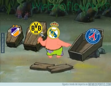 Los memes más divertidos del PSG-Real Madrid