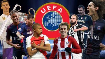 El top-10 de los delanteros elegidos por la UEFA