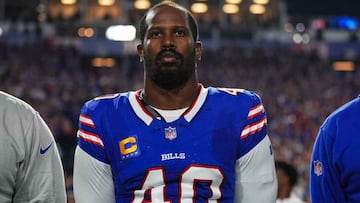 Von Miller, estrella de la NFL, se entrega a la policía por un delito grave de violencia doméstica