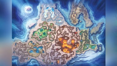 Remakes de Pokémon Diamante y Perla: comparativa del enorme mapa del Subsuelo con el original