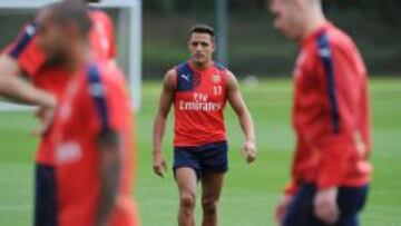 Arsene Wenger reconoció que no esperaba en tan buenas condiciones a Alexis Sánchez.