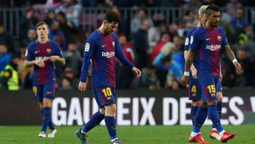 La plantilla del Barça no quiso hablar con los medios al final del partido