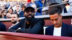 Nacho, Rüdiger y Lucas Vázquez, en Las Ventas.