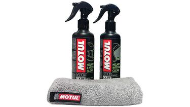 ¿Cómo limpiar un casco de moto? Este kit elimina manchas y malos olores