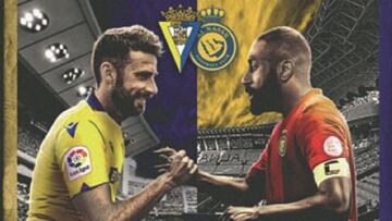 La imagen con la que el Cádiz ha anuciado su acuerdo con el Al-Nassr.