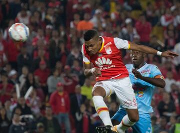 Buen partido del rojo que goleó 4-1 en Bogotá.