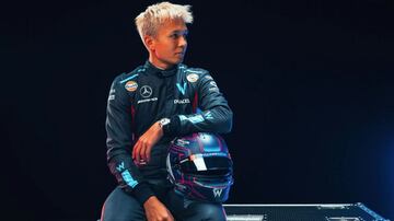 Williams presentó la decoración de su FW45. El coche de Oxford incorpora a su paleta de colores el logo de Gulf, una marca con mucha historia en el automovilismo. Más bien, se lo han robado a McLaren. El monoplaza real que pilotarán Alex Albon (Tailandia, 26 años), en la foto, y Logan Sargeant (Estados Unidos, 22 años) tendrá que esperar, aún están con los remates. 