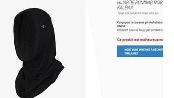 El hiyab de Decathlon no se comercializar&aacute; en Francia.