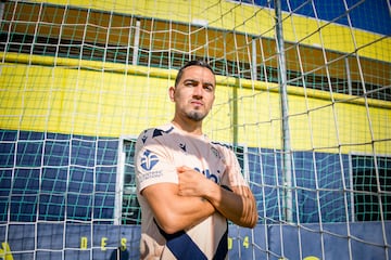 Gonzalo Escalante en un posado para diario AS en la Ciudad Deportiva.