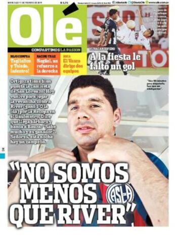 Portadas de la prensa deportiva
