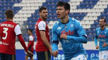 Hirving Lozano arrancó el 2021 con un gol para el Napoli